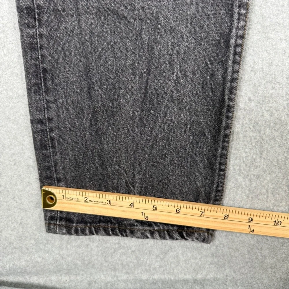 Vintage 80s Levis 501 Charcoal Gray Black Denim Jeans Made in USA 30x34 Grunge